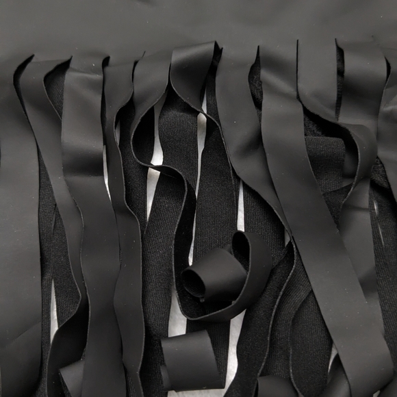 NWT. Asymmetrical fringe skort. BRANDIS CLUBEXX. Size small. - Picture 2 of 6